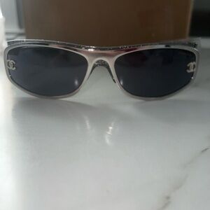 CC Stylish Black and Silver Sunglasses